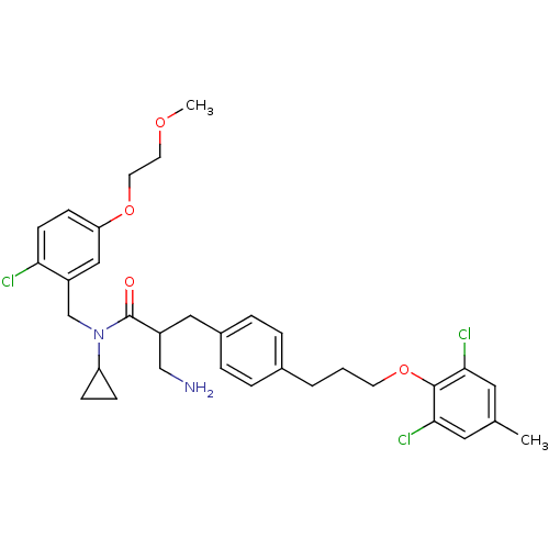 Chemical structure of BindingDB Monomer ID 50314647