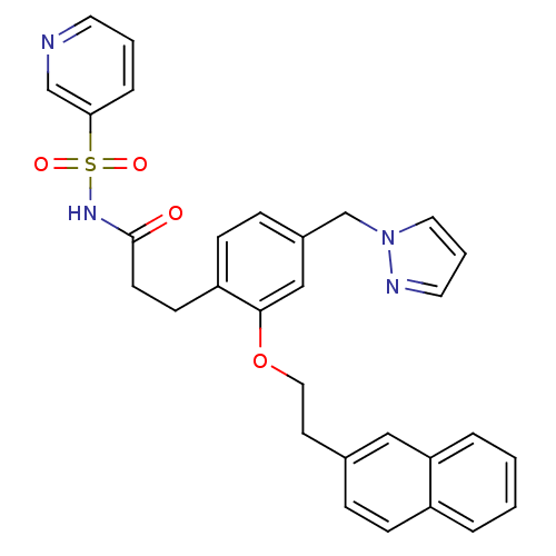 Chemical structure of BindingDB Monomer ID 50315973