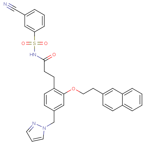 Chemical structure of BindingDB Monomer ID 50315980