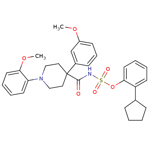 Chemical structure of BindingDB Monomer ID 50316170
