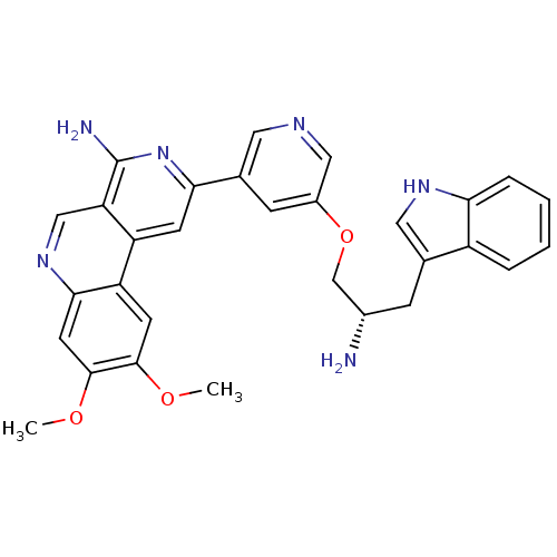 Chemical structure of BindingDB Monomer ID 50316355
