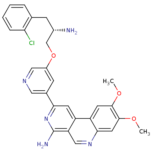 Chemical structure of BindingDB Monomer ID 50316357