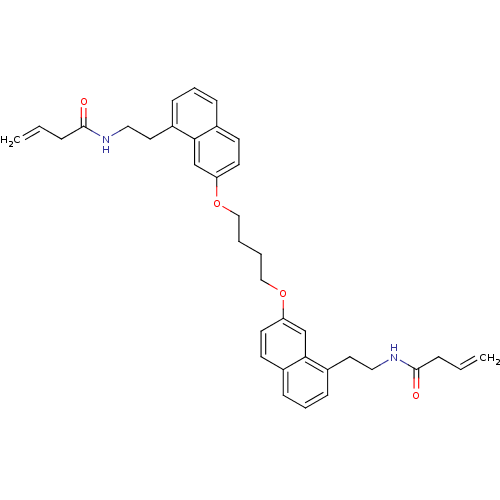 Chemical structure of BindingDB Monomer ID 50316699