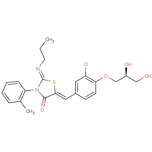Chemical structure of BindingDB Monomer ID 50316769