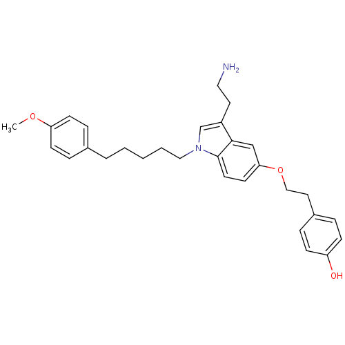 Chemical structure of BindingDB Monomer ID 50316790