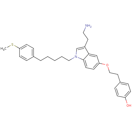 Chemical structure of BindingDB Monomer ID 50316791
