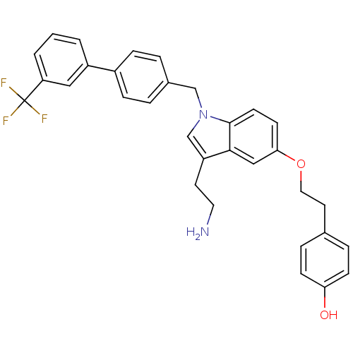 Chemical structure of BindingDB Monomer ID 50316792