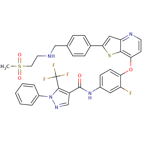 Chemical structure of BindingDB Monomer ID 50317334