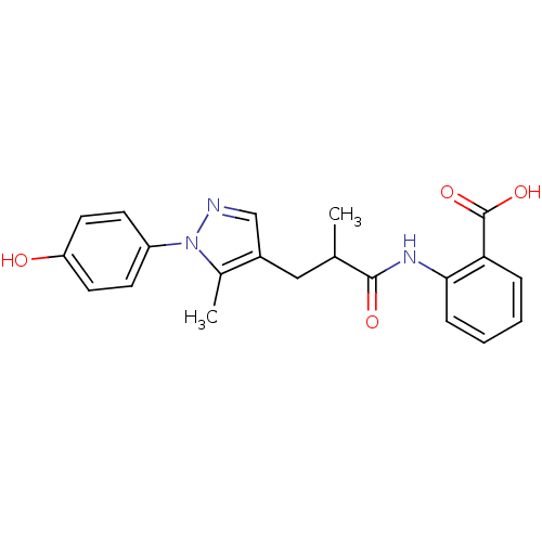 Chemical structure of BindingDB Monomer ID 50319243