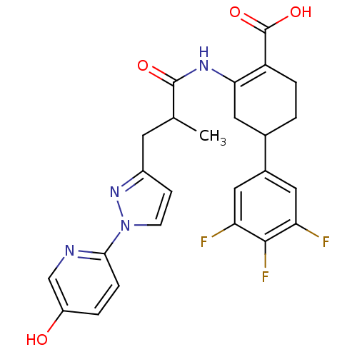 Chemical structure of BindingDB Monomer ID 50319246
