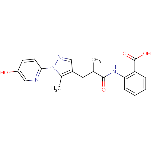 Chemical structure of BindingDB Monomer ID 50319253