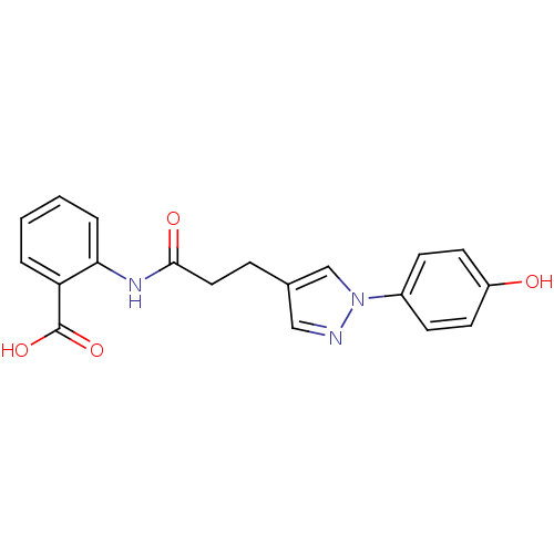 Chemical structure of BindingDB Monomer ID 50319256