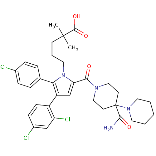 Chemical structure of BindingDB Monomer ID 50323002