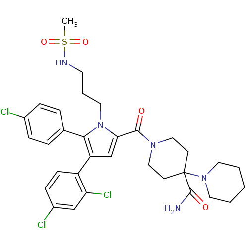 Chemical structure of BindingDB Monomer ID 50323004