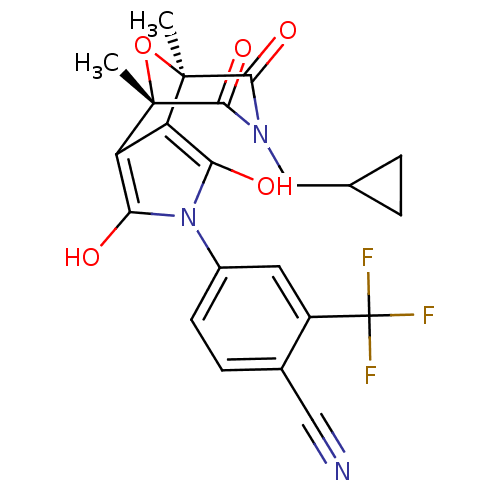 Chemical structure of BindingDB Monomer ID 50323013