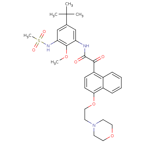 Chemical structure of BindingDB Monomer ID 50323654