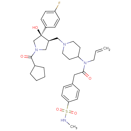Chemical structure of BindingDB Monomer ID 50325320