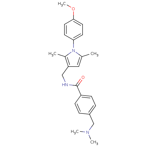 Chemical structure of BindingDB Monomer ID 50327307