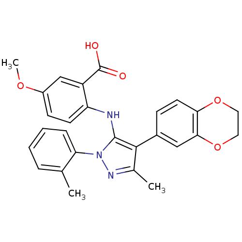 Chemical structure of BindingDB Monomer ID 50327332