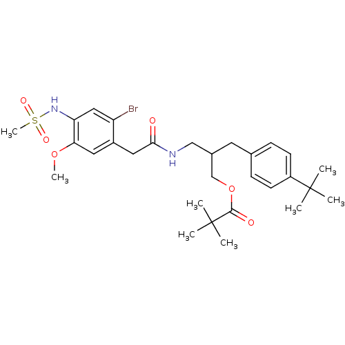 Chemical structure of BindingDB Monomer ID 50330683
