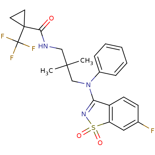 Chemical structure of BindingDB Monomer ID 50331461