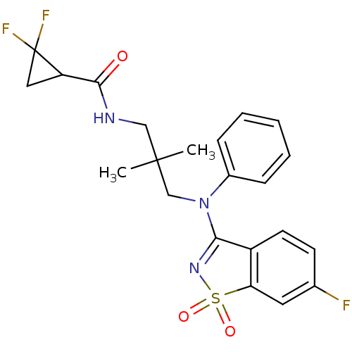 Chemical structure of BindingDB Monomer ID 50331463