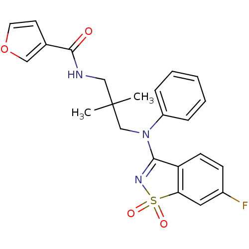 Chemical structure of BindingDB Monomer ID 50331465