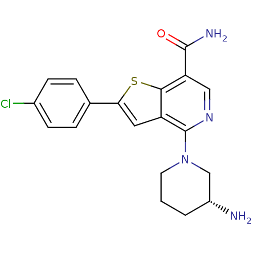 Chemical structure of BindingDB Monomer ID 50332125