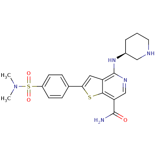 Chemical structure of BindingDB Monomer ID 50332166