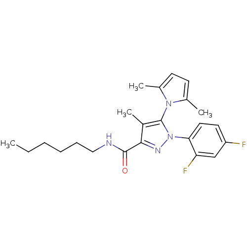 Chemical structure of BindingDB Monomer ID 50332882