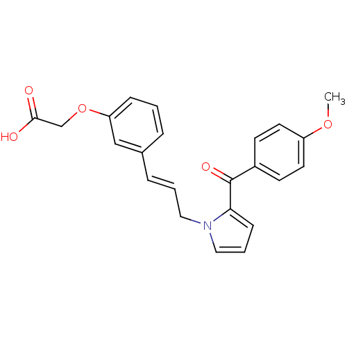 Chemical structure of BindingDB Monomer ID 50334219