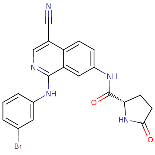 Chemical structure of BindingDB Monomer ID 50334221