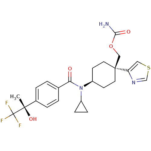 Chemical structure of BindingDB Monomer ID 50334684