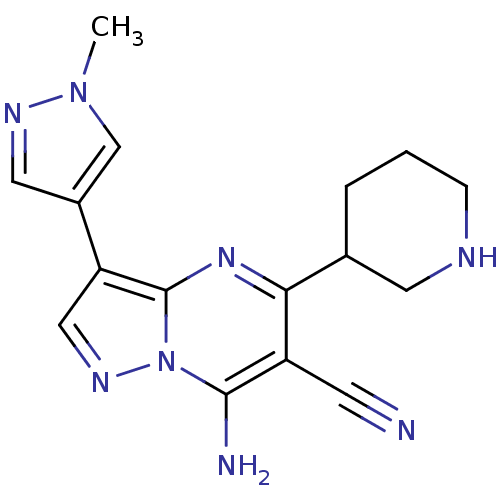 Chemical structure of BindingDB Monomer ID 50334861