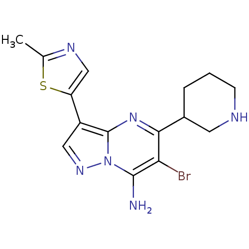 Chemical structure of BindingDB Monomer ID 50334871