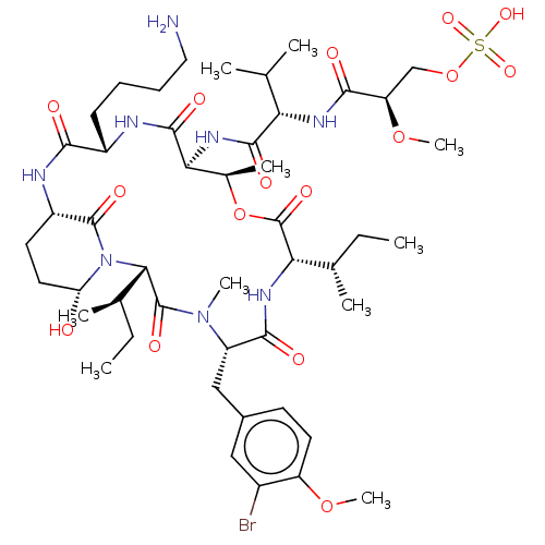 Chemical structure of BindingDB Monomer ID 50339540