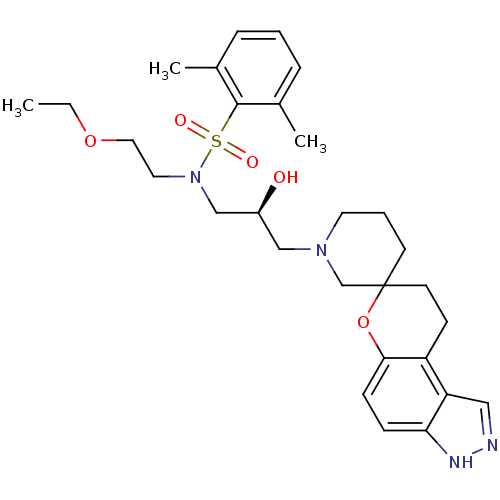 Chemical structure of BindingDB Monomer ID 50339823