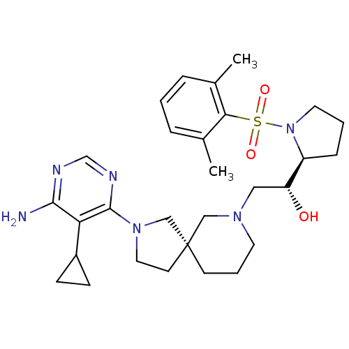 Chemical structure of BindingDB Monomer ID 50340292