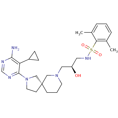 Chemical structure of BindingDB Monomer ID 50340294