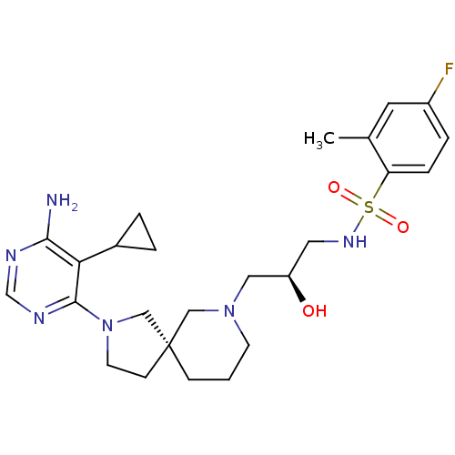 Chemical structure of BindingDB Monomer ID 50340299