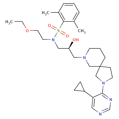 Chemical structure of BindingDB Monomer ID 50340308
