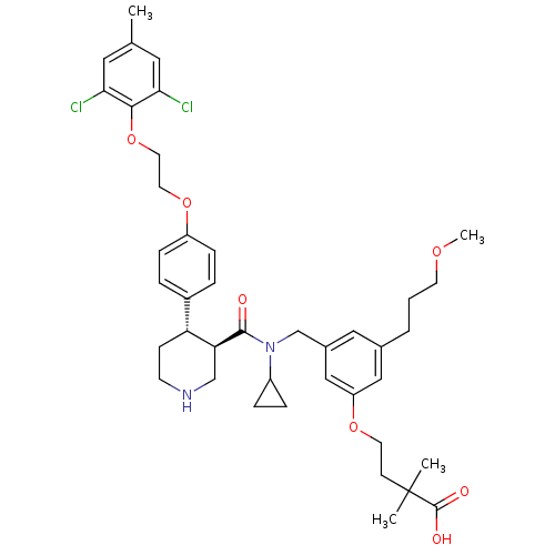 Chemical structure of BindingDB Monomer ID 50340416
