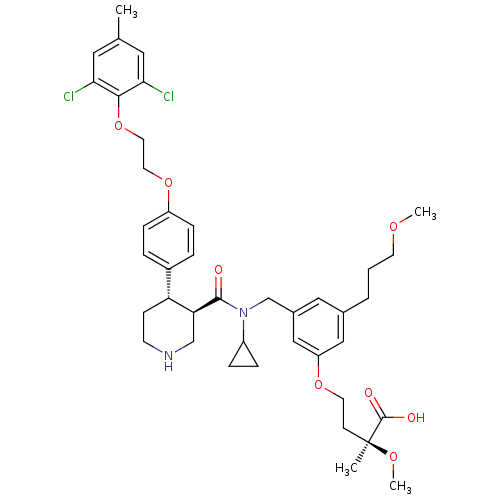 Chemical structure of BindingDB Monomer ID 50340420