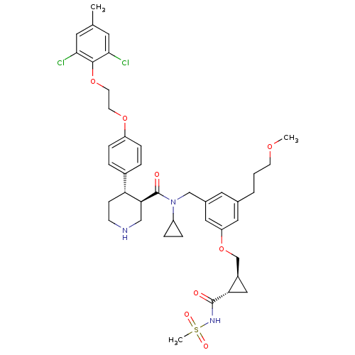 Chemical structure of BindingDB Monomer ID 50340421