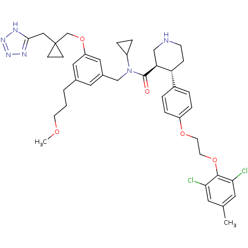Chemical structure of BindingDB Monomer ID 50340422