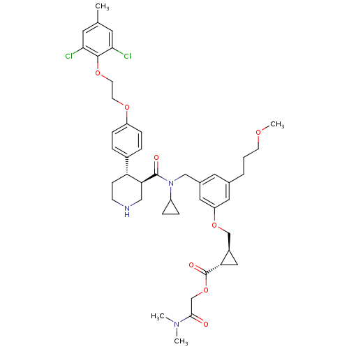 Chemical structure of BindingDB Monomer ID 50340423