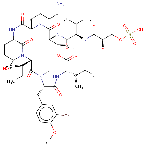 Chemical structure of BindingDB Monomer ID 50340630