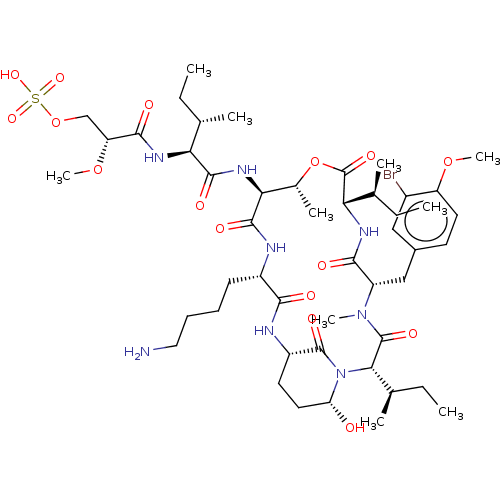 Chemical structure of BindingDB Monomer ID 50340631