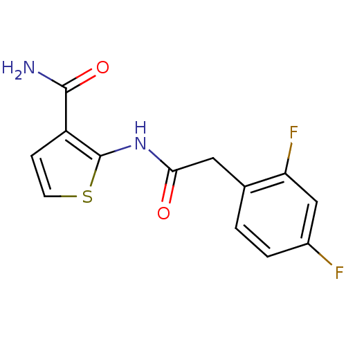 Chemical structure of BindingDB Monomer ID 50342343