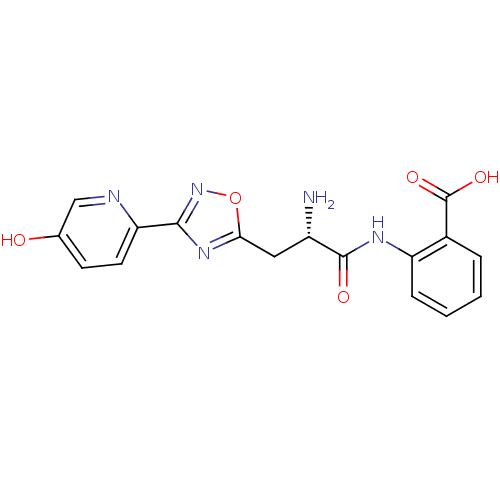 Chemical structure of BindingDB Monomer ID 50342524